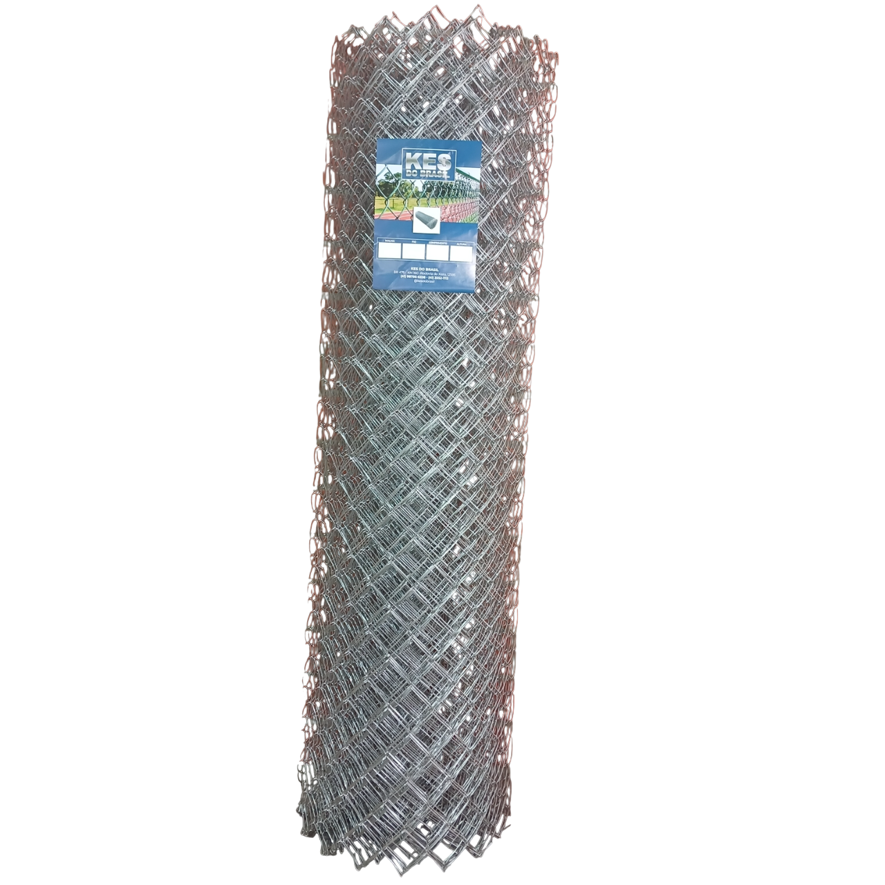 TELA DE ALAMBRADO - FIO 12 MALHA 7 (2,77MM) ROLO COM 2,00 METROS DE ALTURA E 25 METROS DE COMPRIMENTO