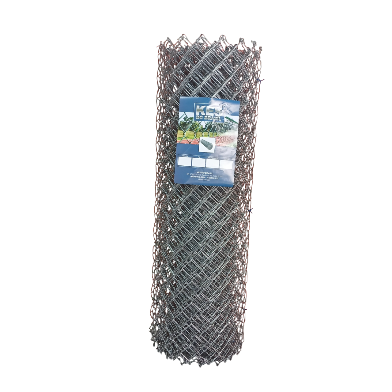 TELA DE ALAMBRADO - FIO 12 MALHA 6 (2,77MM) ROLO COM 1,00 METRO DE ALTURA E 25 METROS DE COMPRIMENTO