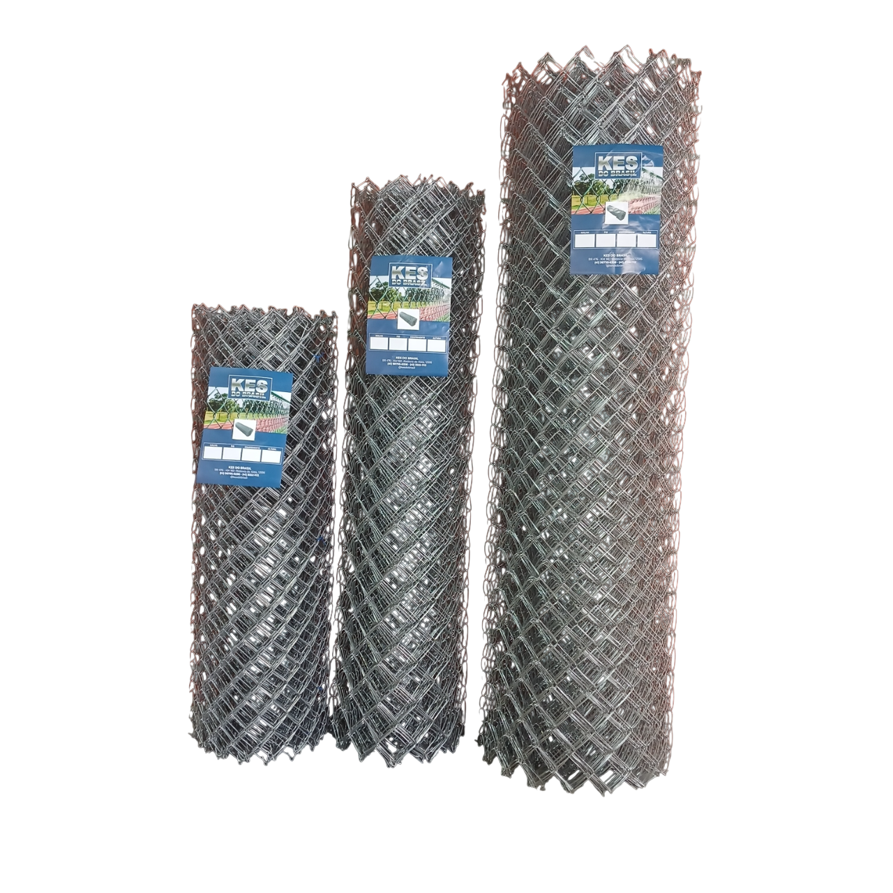 TELA DE ALAMBRADO - FIO 12 MALHA 6 (2,77MM) ROLO COM 1,50 METRO DE ALTURA E 25 METROS DE COMPRIMENTO