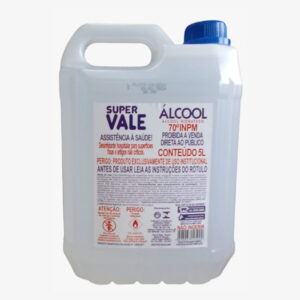 ÁLCOOL HIDRATADO 70% 5 LITROS