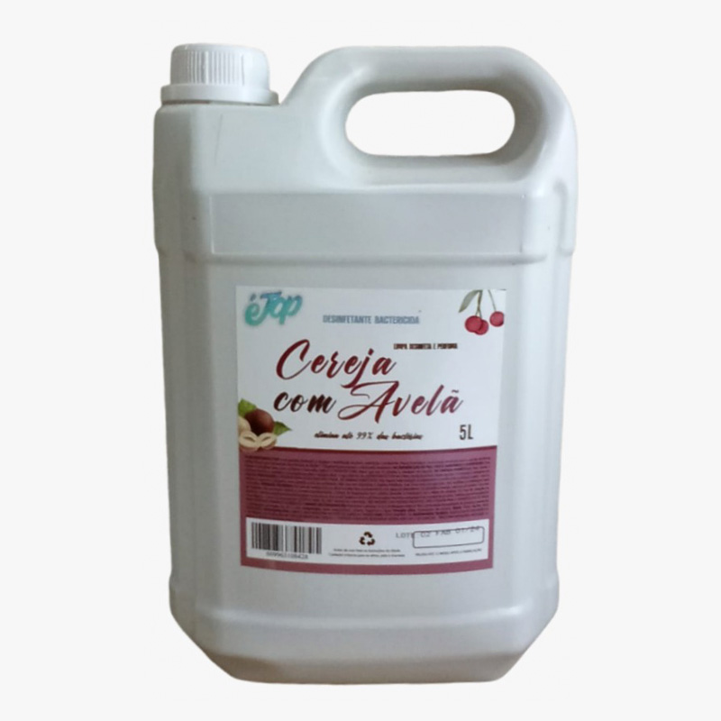 DESINFETANTE DE CEREJA COM AVELÃ 5 LITROS