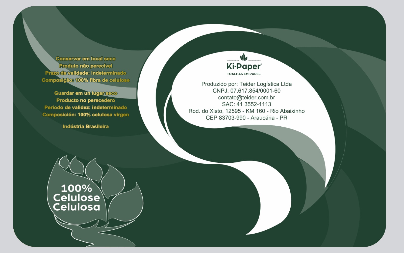 INTERFOLHAS GREEN PLUS - 100% Celulose - 23cm x 20cm - 24g - Imagem 2