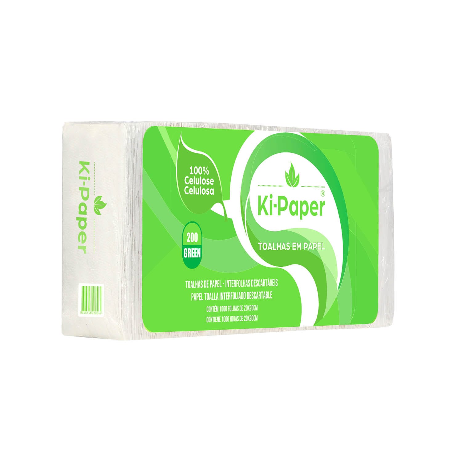 INTERFOLHAS GREEN - 100% Celulose - 20cm x 20cm - 17g - Imagem 2