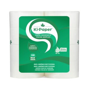 PAPEL HIGIÊNICO MAX GREEN - 100% Celulose - 10cm x 500m - 18g