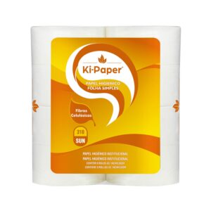 PAPEL HIGIÊNICO SUN - 100% Fibras Celulósicas - 10cm x 300m - 18g