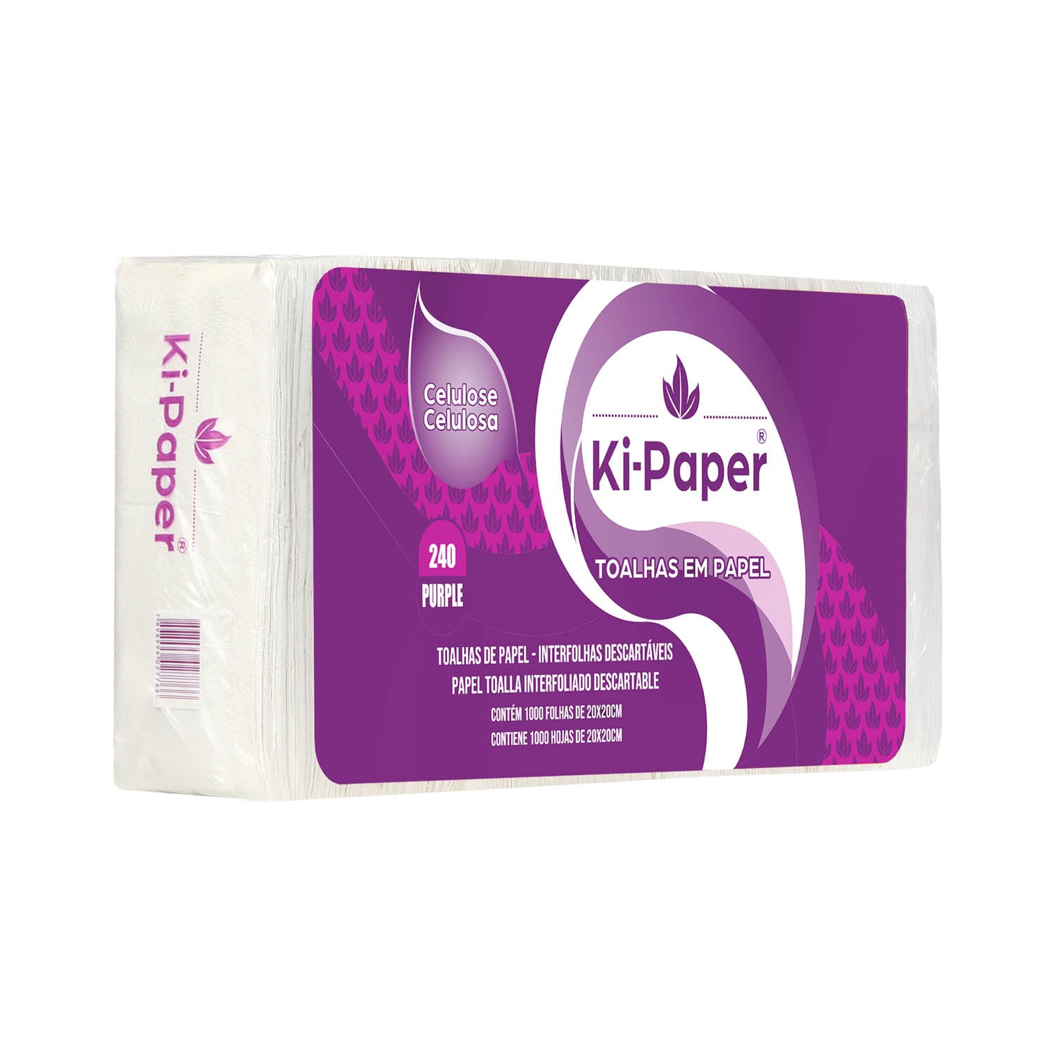INTERFOLHAS PURPLE - 75% Celulose - 20cm x 20cm - 20g - Imagem 2