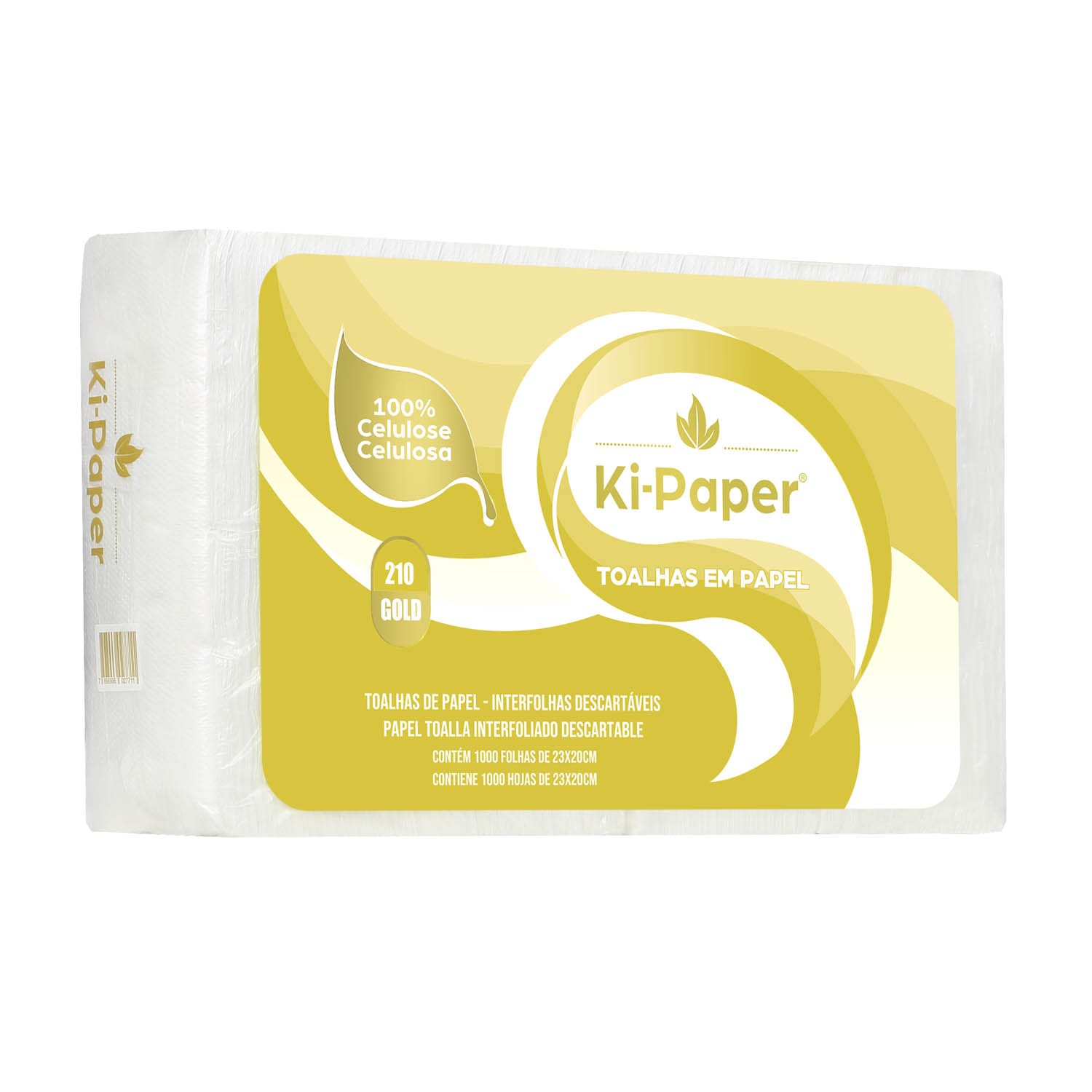 INTERFOLHAS GOLD - 100% Celulose - 23cm x 20cm - 20g - Imagem 2