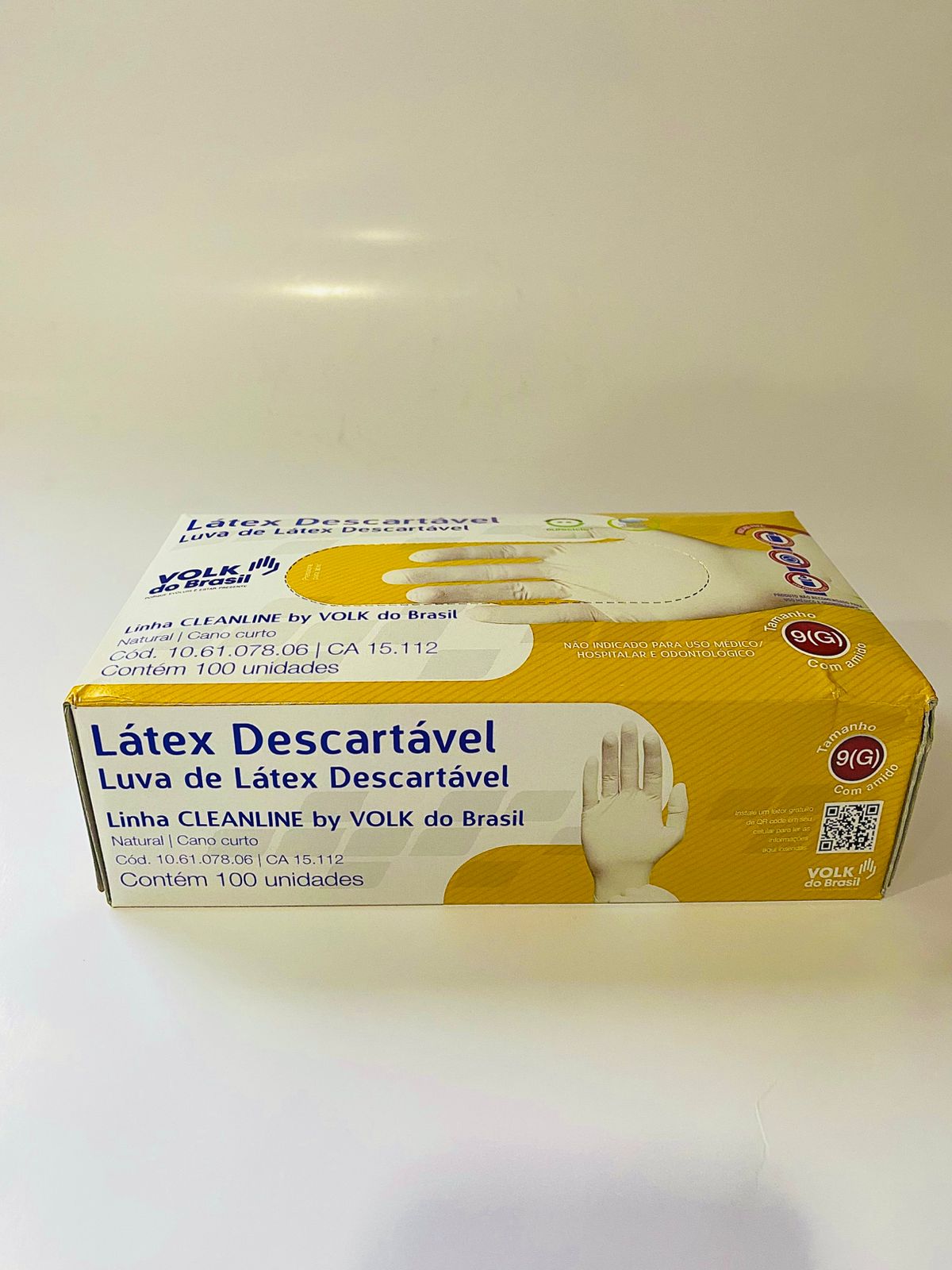 CAIXA COM LUVA DE LÁTEX DESCARTÁVEL - 100 Unidades - Imagem 2